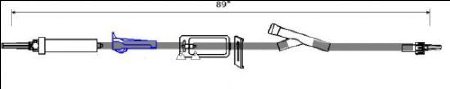Picture of Primary Administration Set 20 Drops / mL Drip Rate 89 Inch TubingB3049