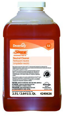 Picture of Floor Cleaner Diversey™ Stride® Liquid 2.5 Liter Bottle Unscented Manual PourDVS94240626