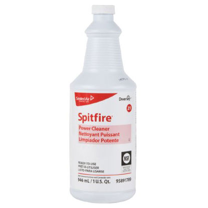 Picture of Diversey™ Spitfire® Surface Cleaner Alcohol Based Liquid 32 oz. Bottle Fresh Pine Scent NonSterileDVO95891789