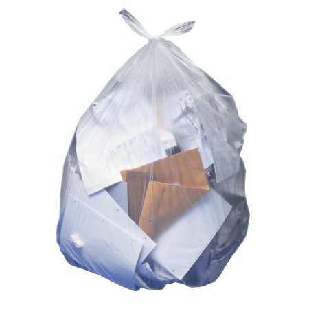 Picture of Trash Bag Heritage 10 gal. Clear LLDPE 0.35 Mil. 23 X 25 Inch Performance Bottom Seal Flat PackHERH4823RC