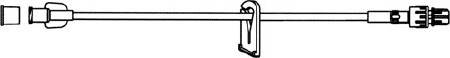 Picture of Extension Set 9 Inch Tubing 0.32 mL Priming Volume DEHP-FreeB1068