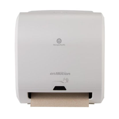 Picture of Paper Towel Dispenser enMotion® Impulse® 8 Translucent White Touch Free 1 Roll Wall Mount59437A