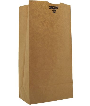 Picture of Grocery Bag Duro® Brown Kraft Recycled Paper 12 lbs.18412