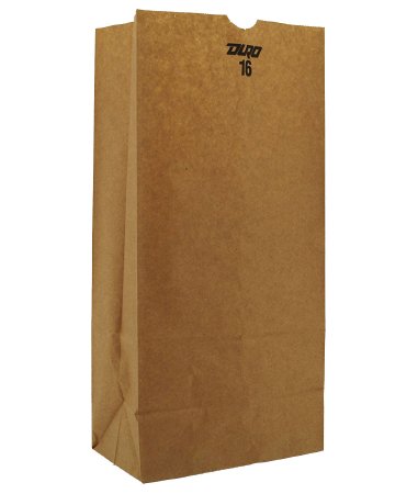 Picture of Grocery Bag Duro® Brown Kraft Recycled Paper 16 lbs.18416