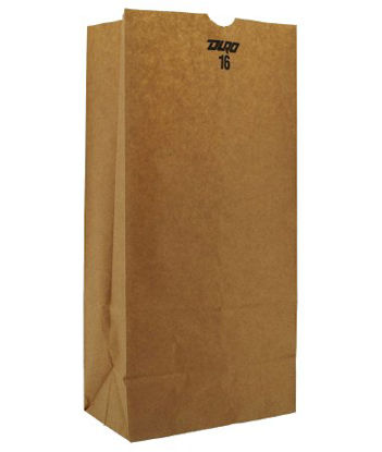 Picture of Grocery Bag Duro® Brown Kraft Recycled Paper 16 lbs.18416