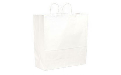 Picture of Shopping Bag Duro® Cargo White Virgin Paper 18 lbs.86787
