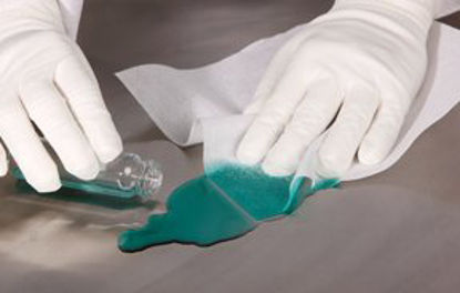 Picture of Cleanroom Wipe SterileSorb™ ISO Class 5 White Sterile Cellulose / Polyester 9 X 9 Inch DisposableC2-99IR/25