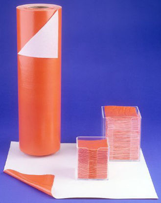 Picture of Biohazard Wipe Bio-Screen™ Orange / White Cellulose / Polyethylene 16 X 16 Inch DisposableBH16016ET