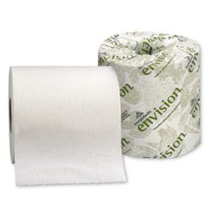 Picture of Toilet Tissue envision® White 1-Ply Standard Size Cored Roll 1210 Sheets 4 X 4-1/20 Inch14580/01