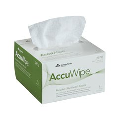 Picture of Delicate Task Wipe AccuWipe® Recycled Light Duty White NonSterile 1 Ply Tissue 4-1/2 X 8-1/4 Inch Disposable29712