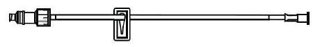 Picture of Extension Set SmartSite* 6.5 Inch Tubing 1 Port 0.3 mL Priming Volume DEHP-Free20037E