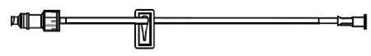 Picture of Extension Set SmartSite* 6.5 Inch Tubing 1 Port 0.3 mL Priming Volume DEHP-Free20037E
