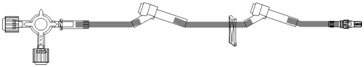 Picture of Extension Set 40 Inch Tubing 2 Ports 5.8 mL Priming Volume DEHP-FreeSFP4107