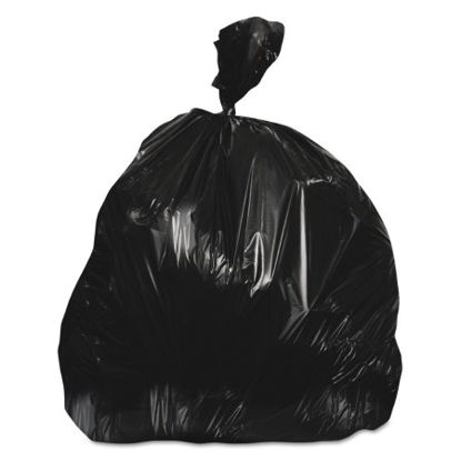 Picture of Trash Bag Colonial Bag 7 gal. Black LLDPE 0.35 Mil. 20 X 21 Inch X-Seal Bottom Flat PackCBB21L
