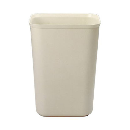 Picture of Trash Can 40 Quart Beige Thermoset Polyester Open TopFG254400BEIG