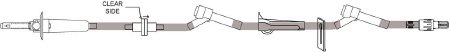 Picture of Primary Administration Set Bravo 24® 20 Drops / mL Drip Rate 104 Inch Tubing 3 PortsB9900-126