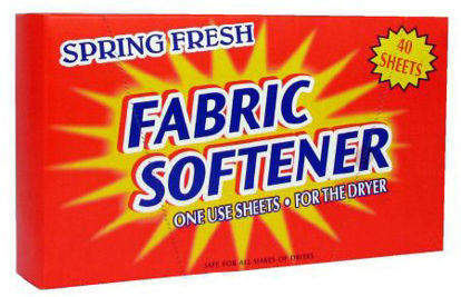 Picture of Dryer Sheet Spring Fresh 40 Count Box Sheet Spring Fresh Scent063073.