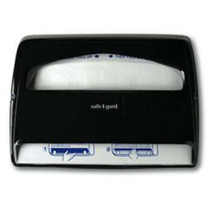 Picture of Toilet Seat Cover Dispenser Safe-T-Gard™ Black Plastic Manual Pull Wall Mount57748