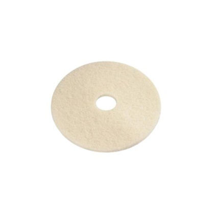 Picture of Hard Floor Burnishing Pad Combo 20 Inch Cream Polyester / Natural Fiber402020