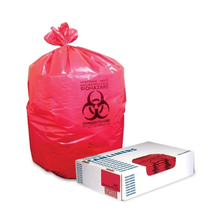 Picture of Infectious Waste Bag Heritage 33 gal. Red Bag Polyethylene 33 X 39 InchA6639PR