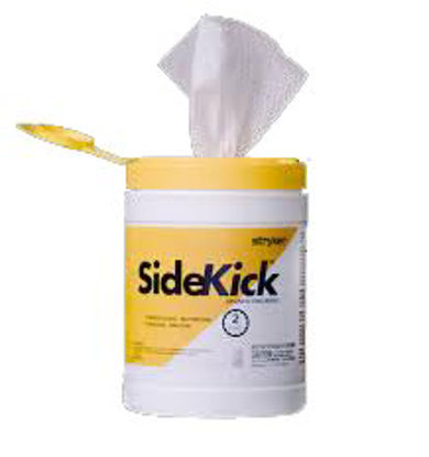 Picture of SideKick™ Surface Disinfectant Cleaner Premoistened Broad Spectrum Wipe 65 Count Canister Disposable Alcohol Scent NonSterile2060000002