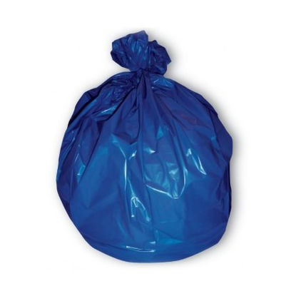 Picture of Trash Bag Heritage 33 gal. Blue HDPE 14 Mic. 33 X 40 Inch Star Seal Bottom Coreless RollZ6640HX R01