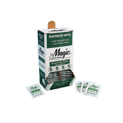 Picture of Magic™ Surface Disinfectant Premoistened Wipe 100 Count Individual Packet Disposable NonSterileST100DN