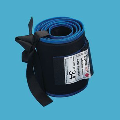 Picture of Expressaire® Tourniquet Cuff 24 Inch Length 1 Fill Line, Luer Lock, Standard Leg Soft BroadclothA70107008