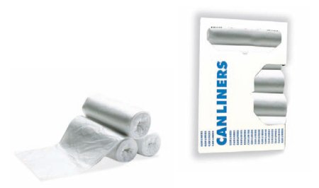 Picture of Trash Bag Heritage 56 gal. Natural HDPE 16 Mic. 43 X 48 Inch Performance Bottom Seal Coreless RollHERZ8648VNR01