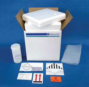 Picture of Frozen / Refrigerated Specimen Transport System Therapak™ Frozen Biological Substance Category B Shipping Systems 18-Tube Capacity22130030