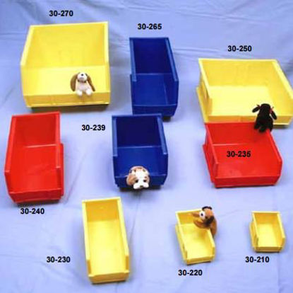 Picture of Storage Bin Blue Polypropylene 7.38 X 4.12 X 3 Inch30-220 BL
