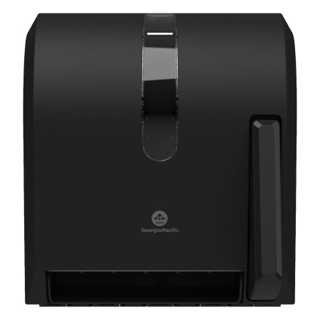 Picture of Paper Towel Dispenser GP® Pro Black Plastic Push Paddle 8 Inch Roll Wall Mount54338A