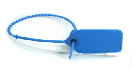 Picture of Tamper Evident Seal Pull-Tight Loks UnNumbered Blue Plastic 9 Inch5030 BL