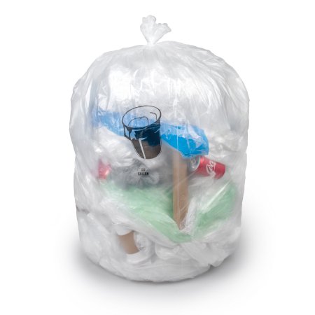 Picture of Trash Bag Colonial Bag 55 gal. Clear LLDPE 0.45 Mil. 36 X 58 Inch X-Seal Bottom Flat PackCXC58M