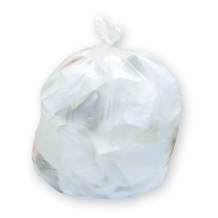 Picture of Trash Bag Inteplast Group 16 gal. White LLDPE 0.50 Mil. 24 X 32 Inch Star Seal Bottom Coreless RollWSL2432XHW