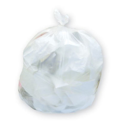 Picture of Trash Bag Inteplast Group 16 gal. White LLDPE 0.50 Mil. 24 X 32 Inch Star Seal Bottom Coreless RollWSL2432XHW