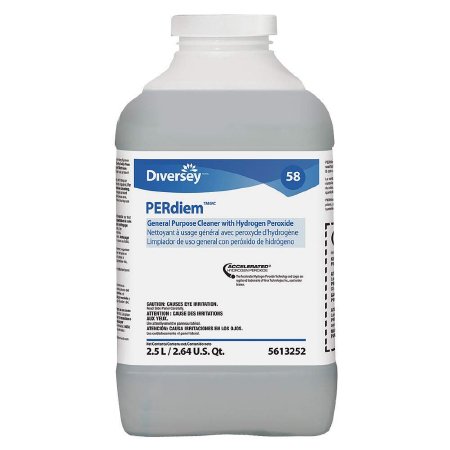 Picture of Diversey™ PERdiem™ Surface Disinfectant Cleaner Peroxide Based Liquid Concentrate 2.5 Liter Bottle Unscented NonSterileDVS95613252
