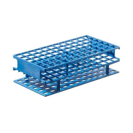 Picture of Centrifuge Tube / Test Tube Test Tube Rack Nalgene™ Unwire™ 72 Place 16 mm Tube Size Blue 2-1/4 X 4 X 7-3/4 Inch5970-0313