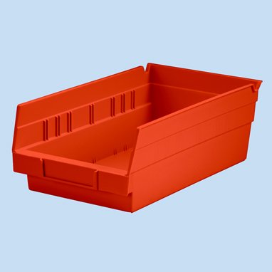 Picture of Shelf Bin Health Care Logistics® Red Industrial Grade Polymers 4 X 6-5/8 X 11-5/8 Inch1445R