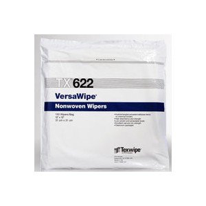 Picture of Cleanroom Wipe VersaWipe® White NonSterile 45% Polyester / 55% Cellulose 12 X 12 Inch DisposableTX622