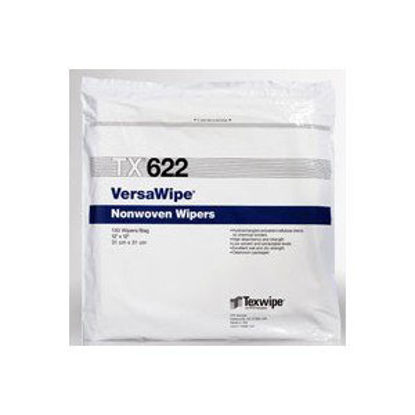 Picture of Cleanroom Wipe VersaWipe® White NonSterile 45% Polyester / 55% Cellulose 12 X 12 Inch DisposableTX622