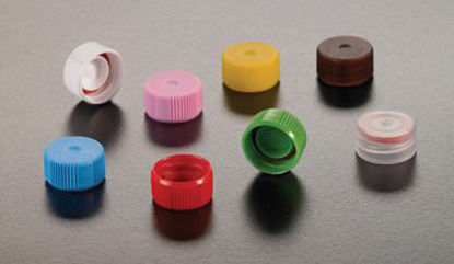 Picture of T340 Series Tube Closure Polyethylene Lip Seal Green For Micrewtube Microcentrifuge Tubes NonSterileT340GLSFT