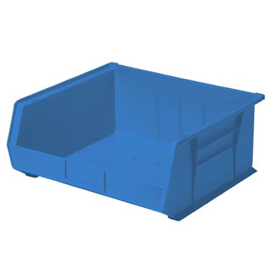 Picture of Storage Bin HCL Super Tough Blue Industrial Grade Polymers 7 X 14-3/4 X 16-1/2 Inch1420B
