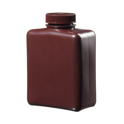 Picture of General Purpose Bottle Nalgene™ Rectangular / Wide Mouth HDPE / Polypropylene 1,000 mL (32 oz.)2009-0032