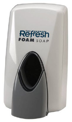 Picture of Hand Hygiene Dispenser Stoko® Refresh White Plastic Manual Push 800 mL Wall Mount30290