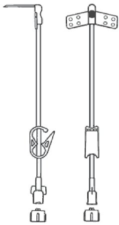 Picture of Huber Infusion Set Alimed® 19 Gauge 3/4 Inch 7 Inch Tubing Without Port50-1921