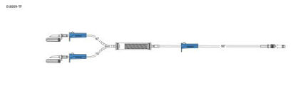 Picture of ADMINISTRATION SET, BLOOD HIGHFLOW NON-VENTED SPIKE (25/CS)B8009-TF