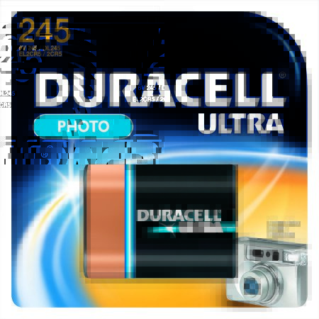 Picture of Lithium Battery Duracell® Ultra 245 Cell 6V Disposable 1 PackDL245BPK