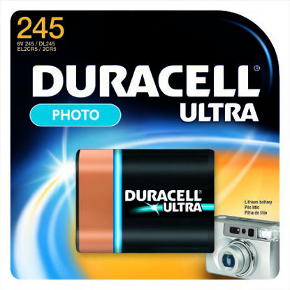 Picture of Lithium Battery Duracell® Ultra 245 Cell 6V Disposable 1 PackDL245BPK