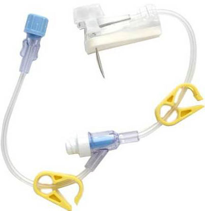 Picture of Huber Infusion Set Gripper Plus® 19 Gauge 1 Inch 8 Inch Tubing Luer Lock Needleless Port21-2969-24